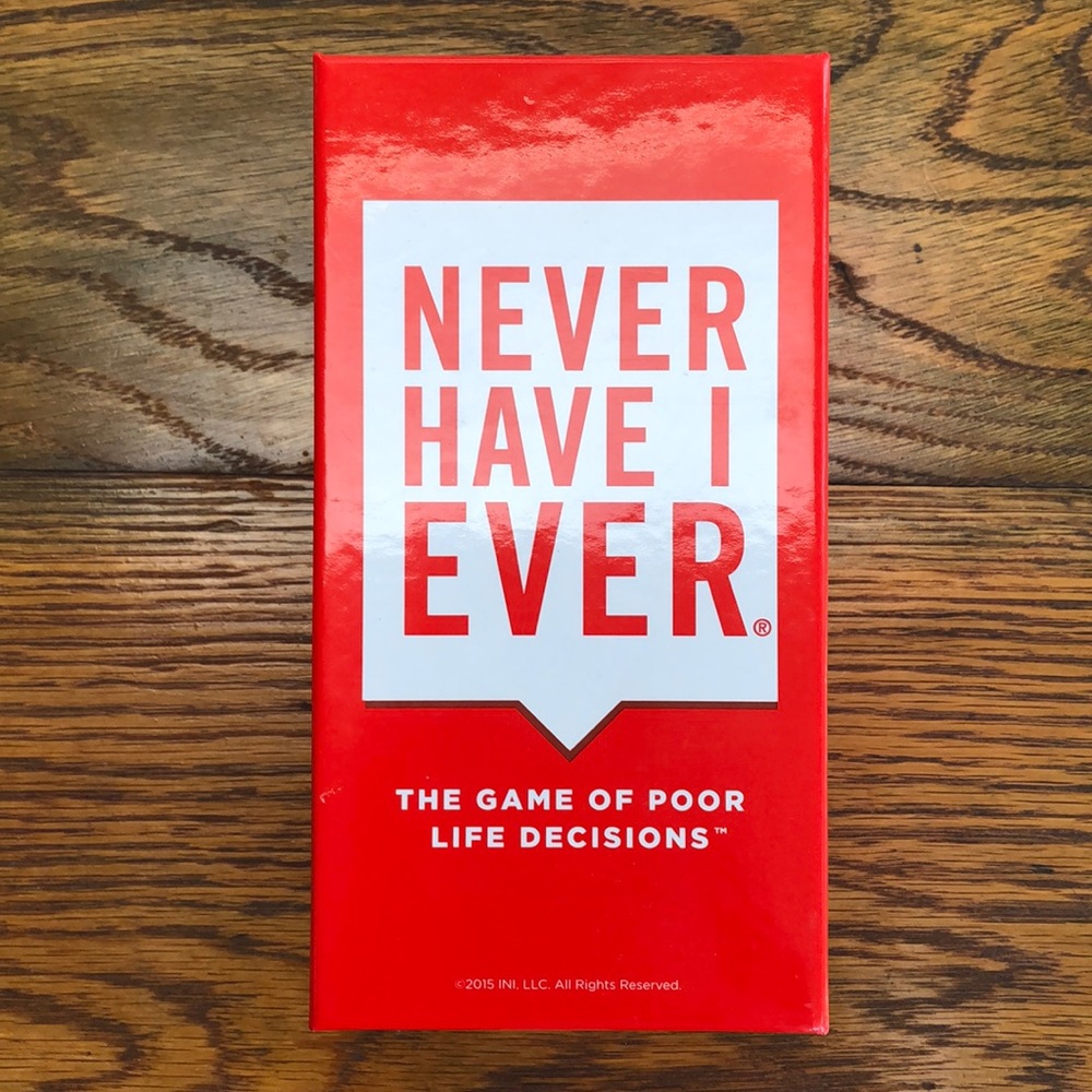 Party game Never Have I Ever